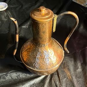 Brass Decorative Teapot & Lid NWOT